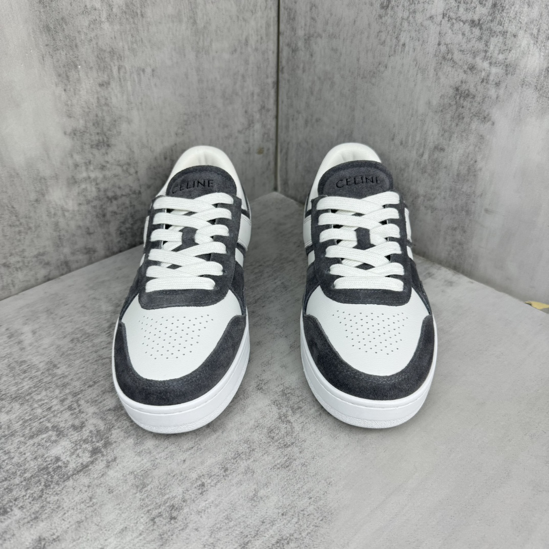 Celine Trainer Skate Sneakers Black/White