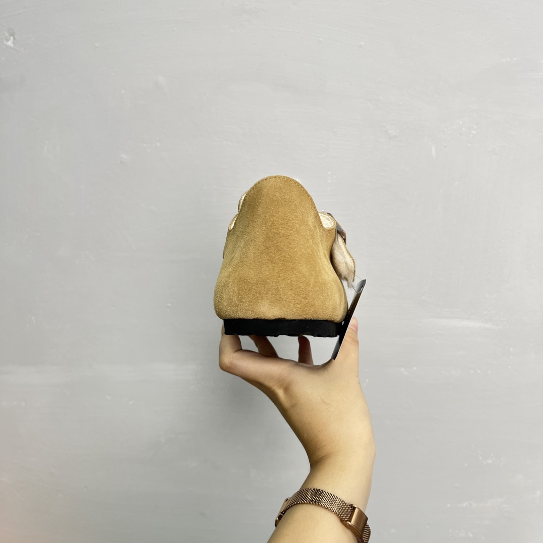 Birkenstock Fleece Lined Clog Taupe