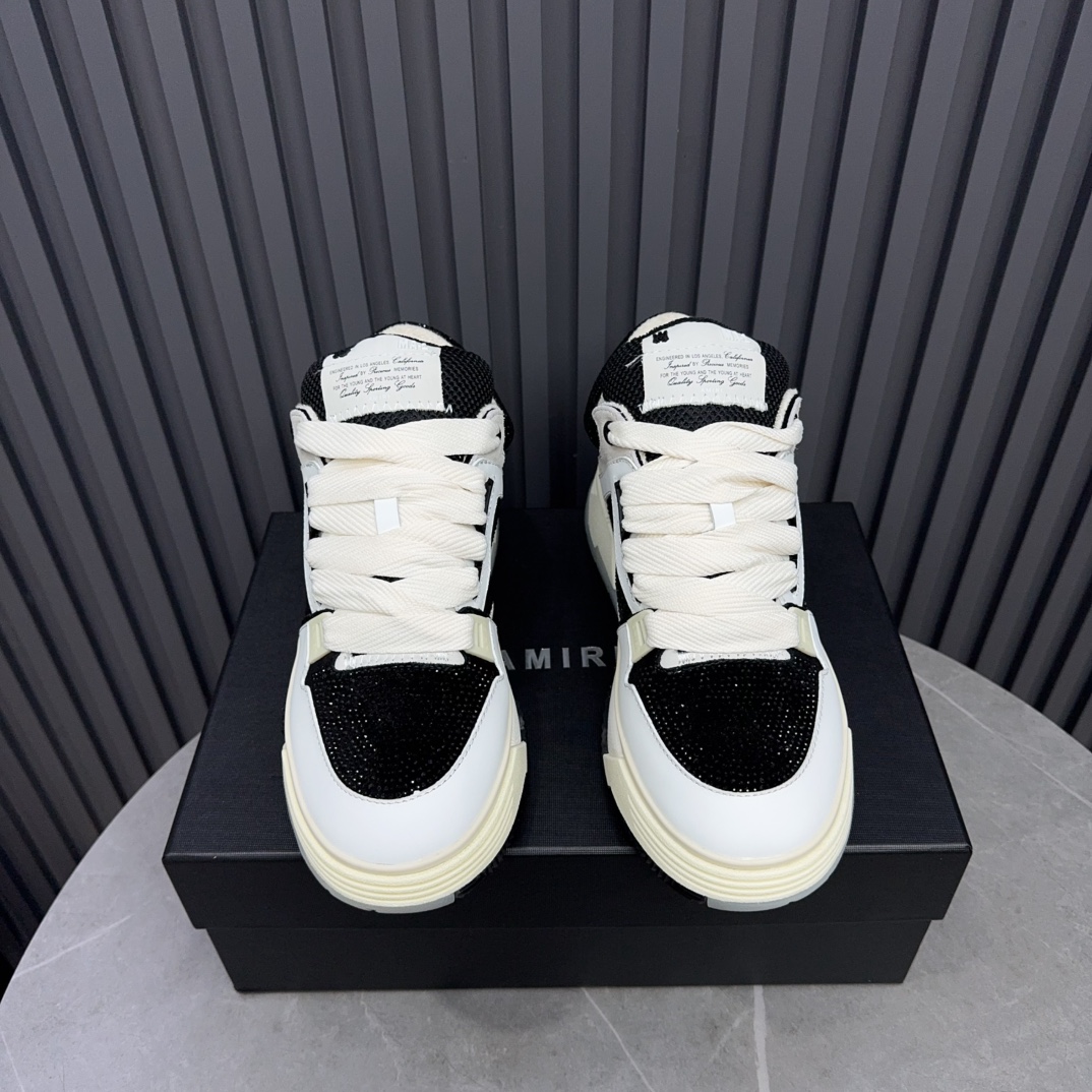 AMIRI Low-Top Sneakers Black/White