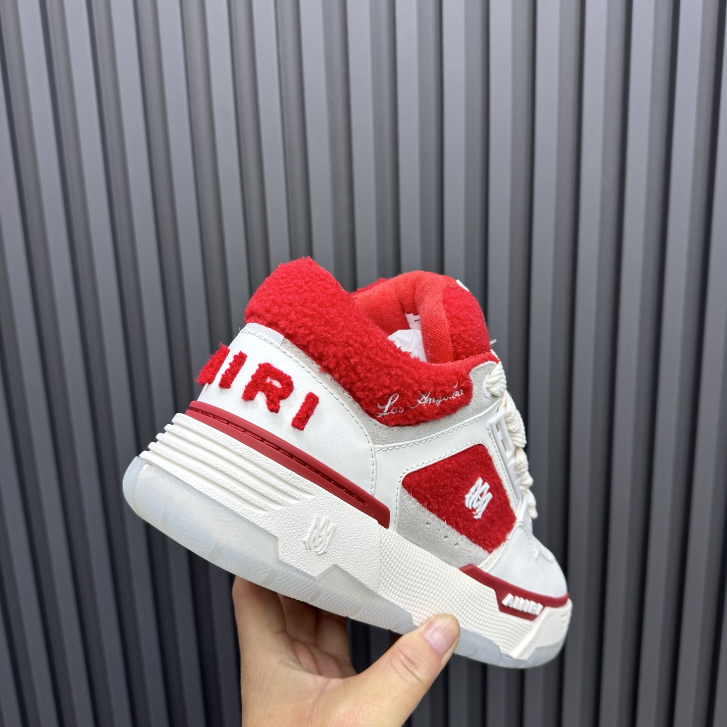Amiri Low-Top Sneakers Red/White