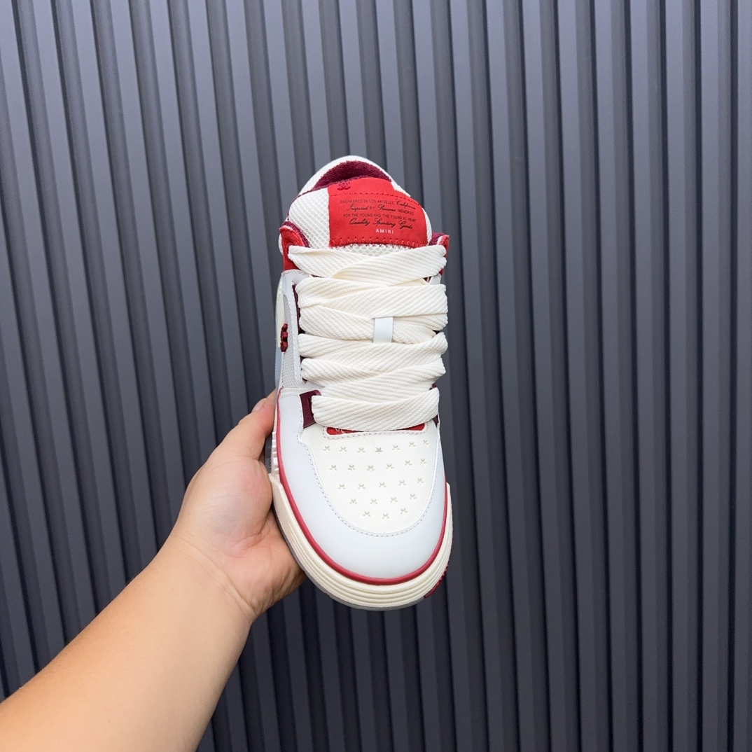 AMIRI Low-Top Sneaker White/Red