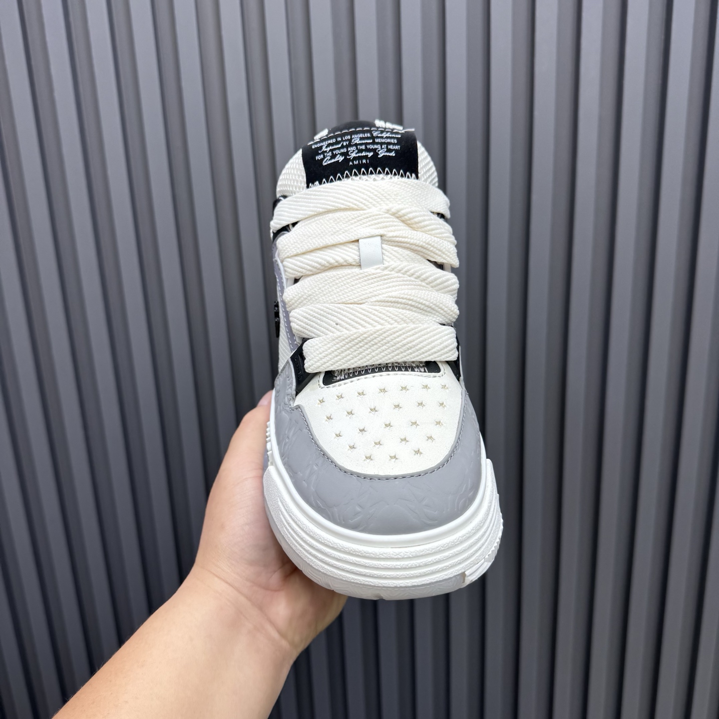 AMIRI MA-1 Low Sneakers White/Gray