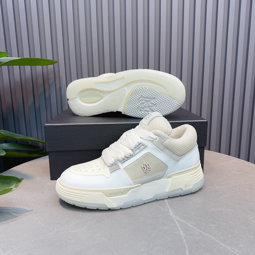 AMIRI Low-Top Sneakers Cream White