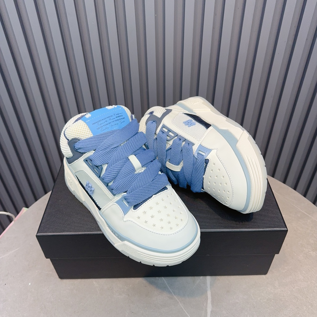 AMIRI Low-Top Sneakers Blue/White
