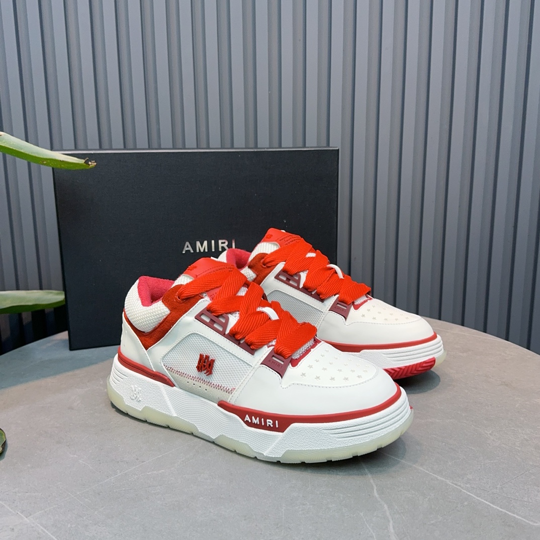 AMIRI Low-Top Sneaker Red/White