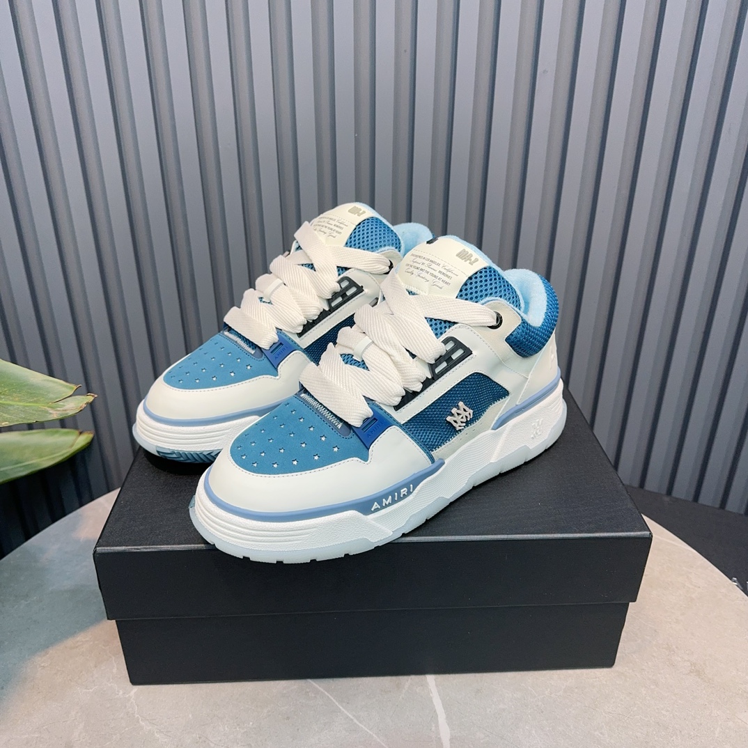 AMIRI Low-Top Sneakers Blue White
