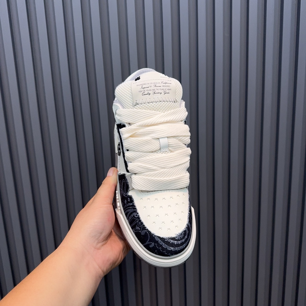 AMIRI Low-Top Sneakers White/Black