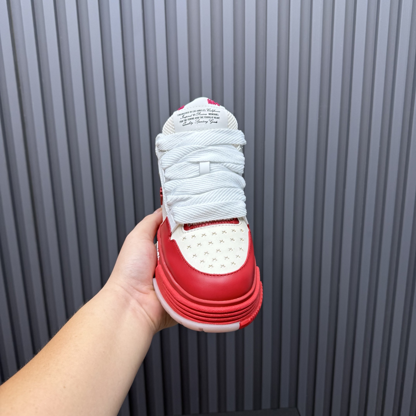 Amiri Low-Top Sneakers Red