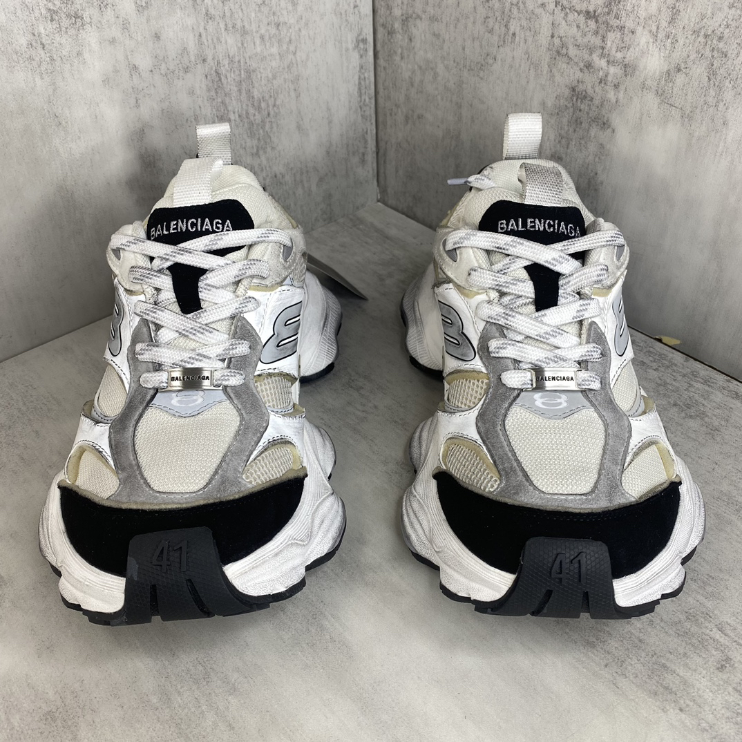 Balenciaga Cargo Runner Sneakers White