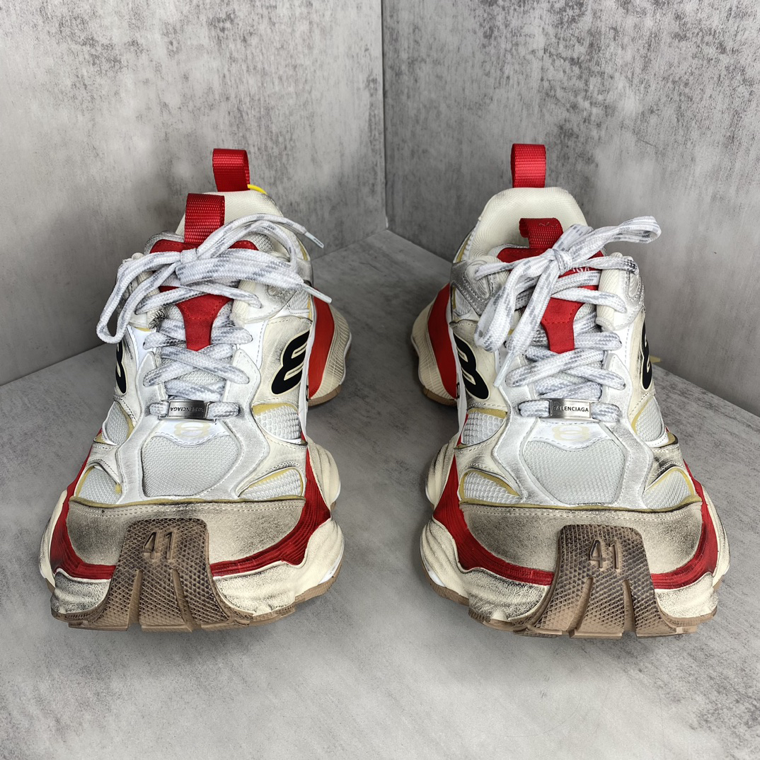 Balenciaga Cargo Sneaker White Red