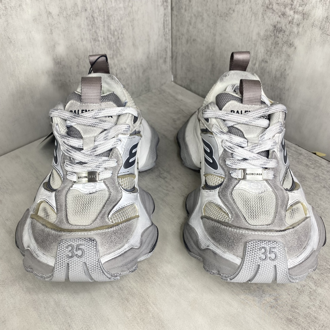 Balenciaga Cargo Runner Sneakers Gray