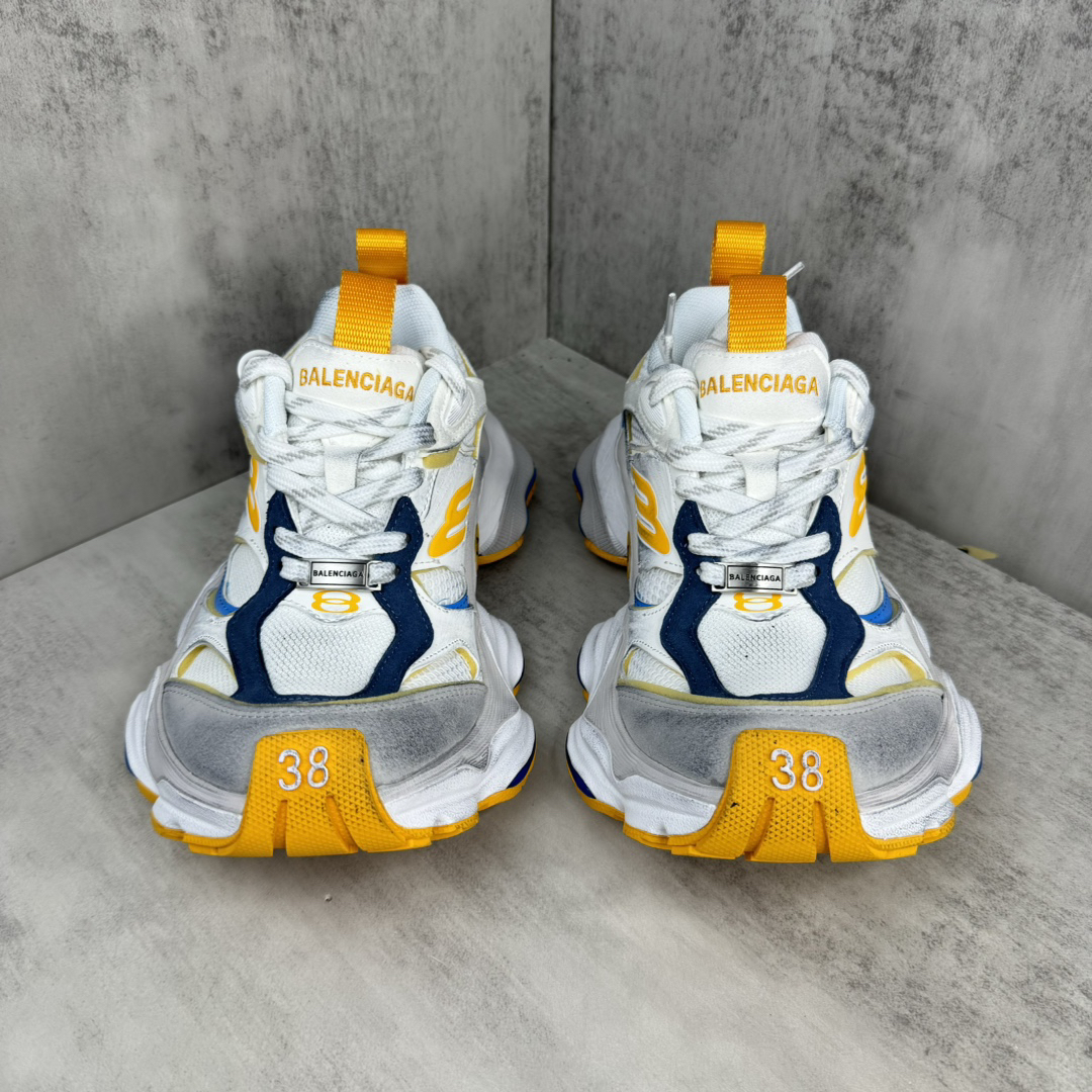 Balenciaga Cargo Sneakers White/Blue/Yellow