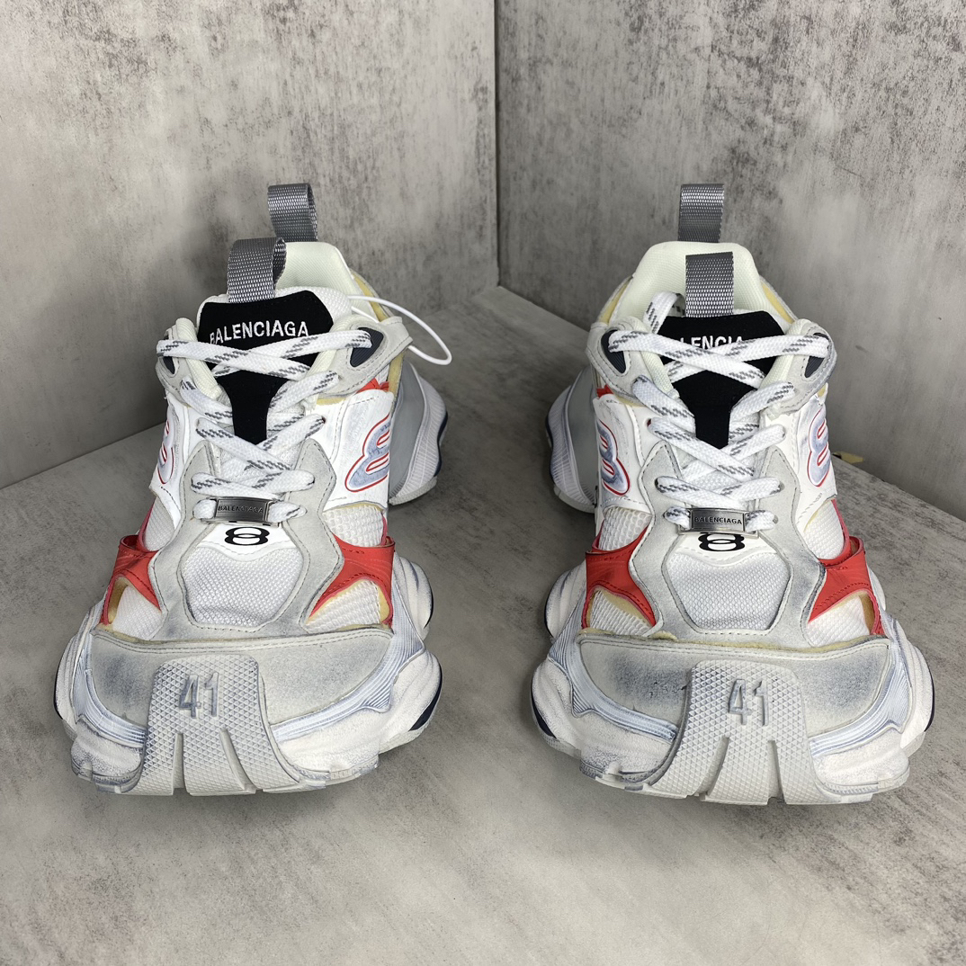 Balenciaga Cargo Sneaker White Red