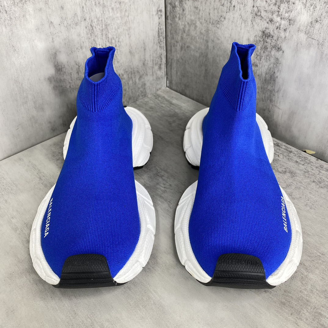 Balenciaga Speed Sock Sneakers Blue