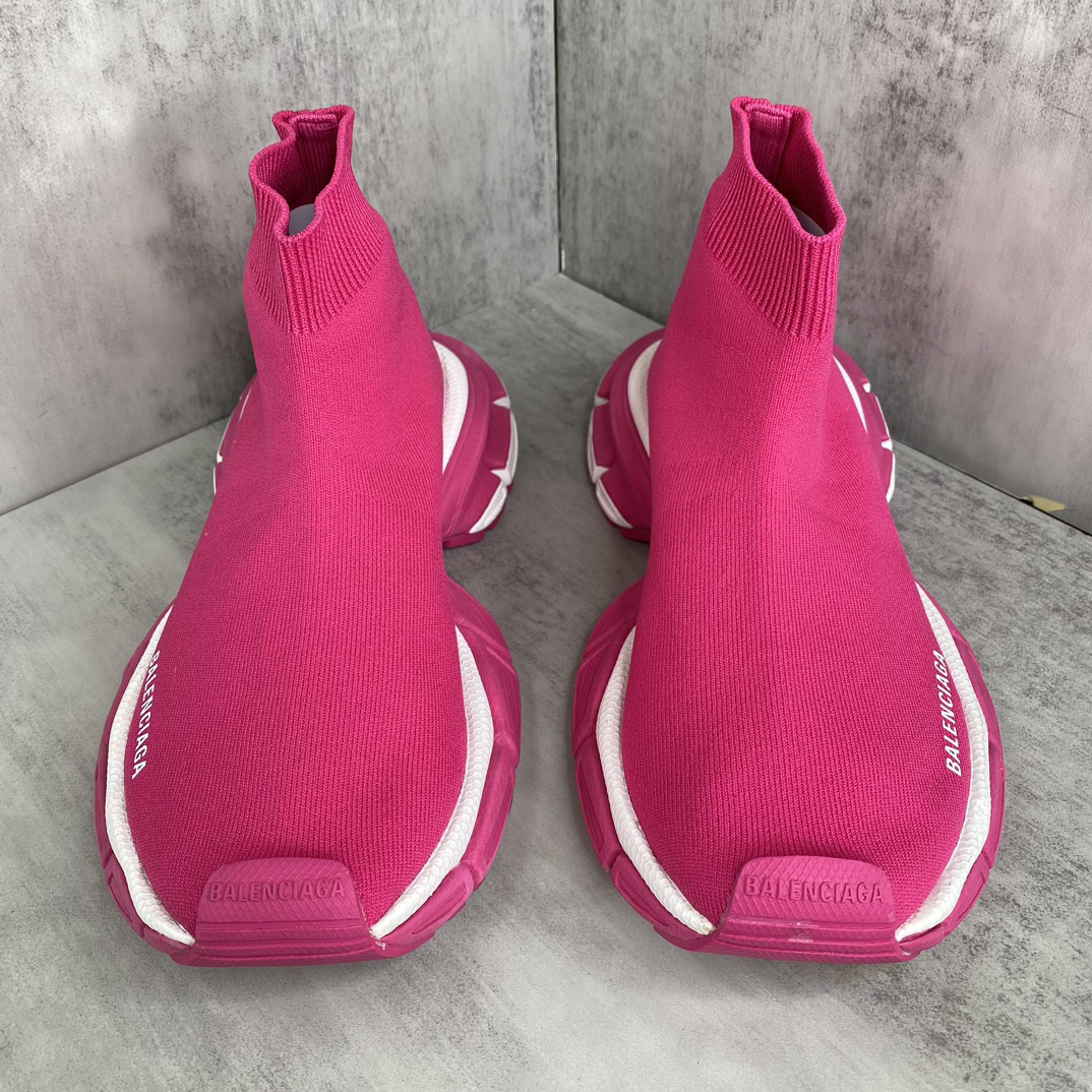 Balenciaga Speed Sock Sneakers Pink