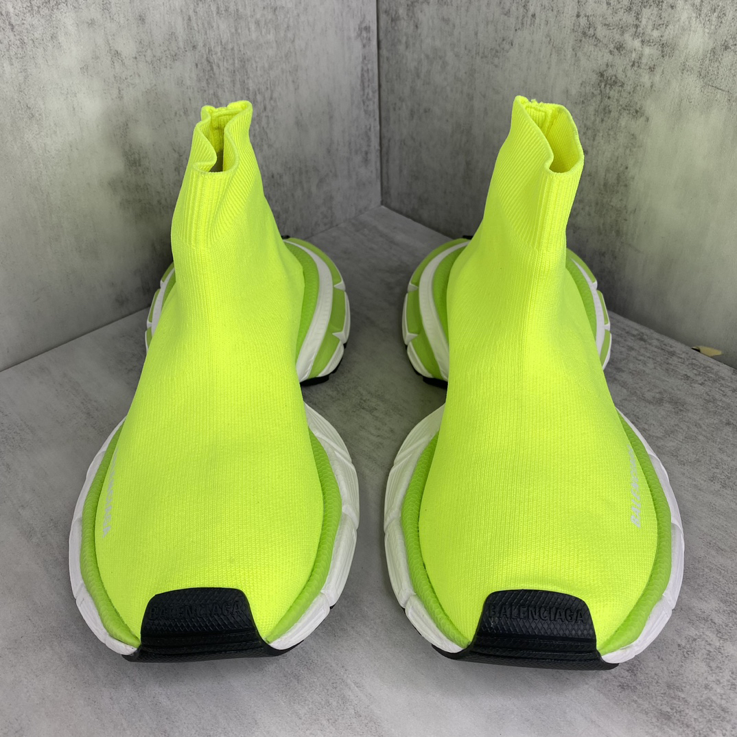 Balenciaga 3XL Sock Sneaker Neon Yellow