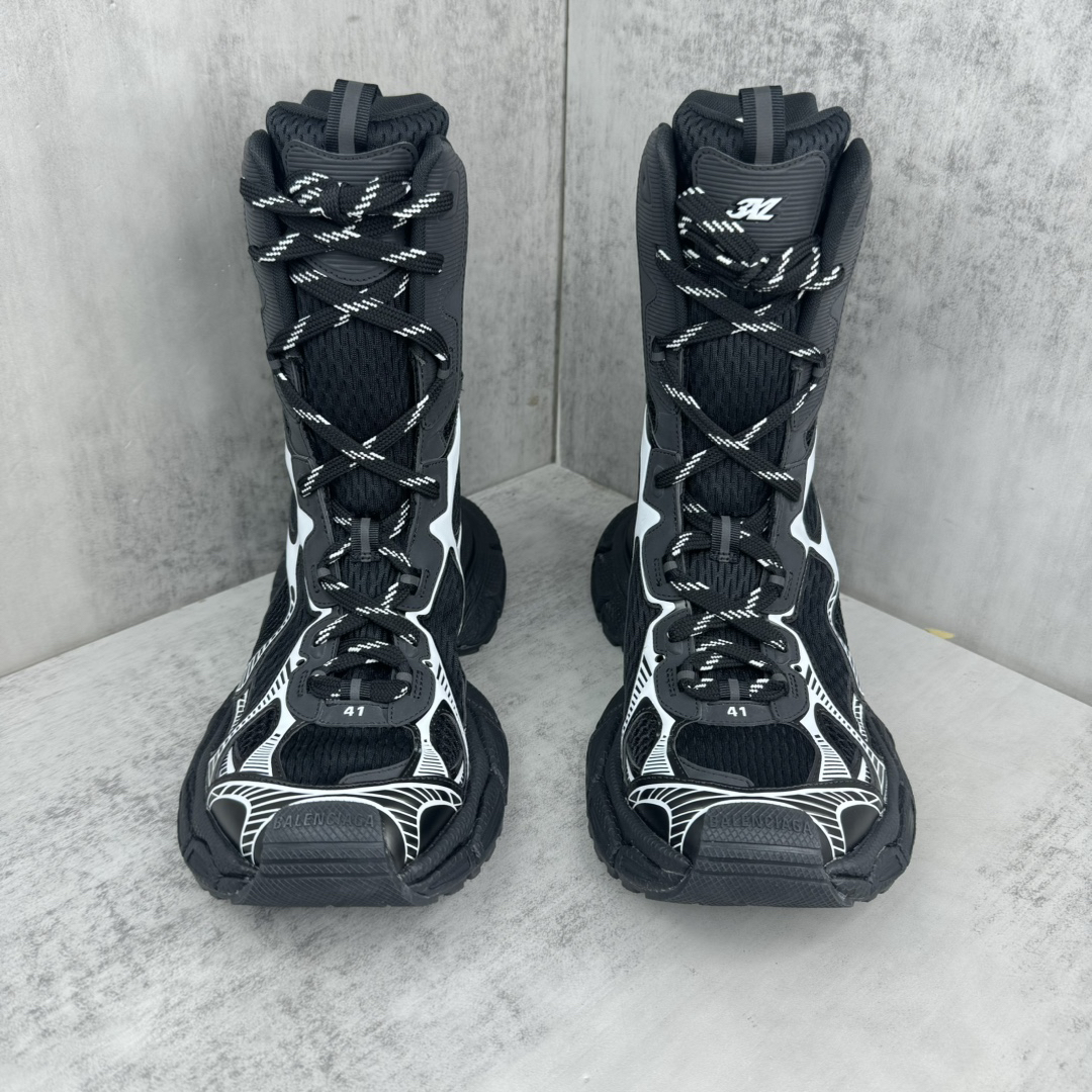 Balenciaga 5XL High-Top Sneakers Black/White