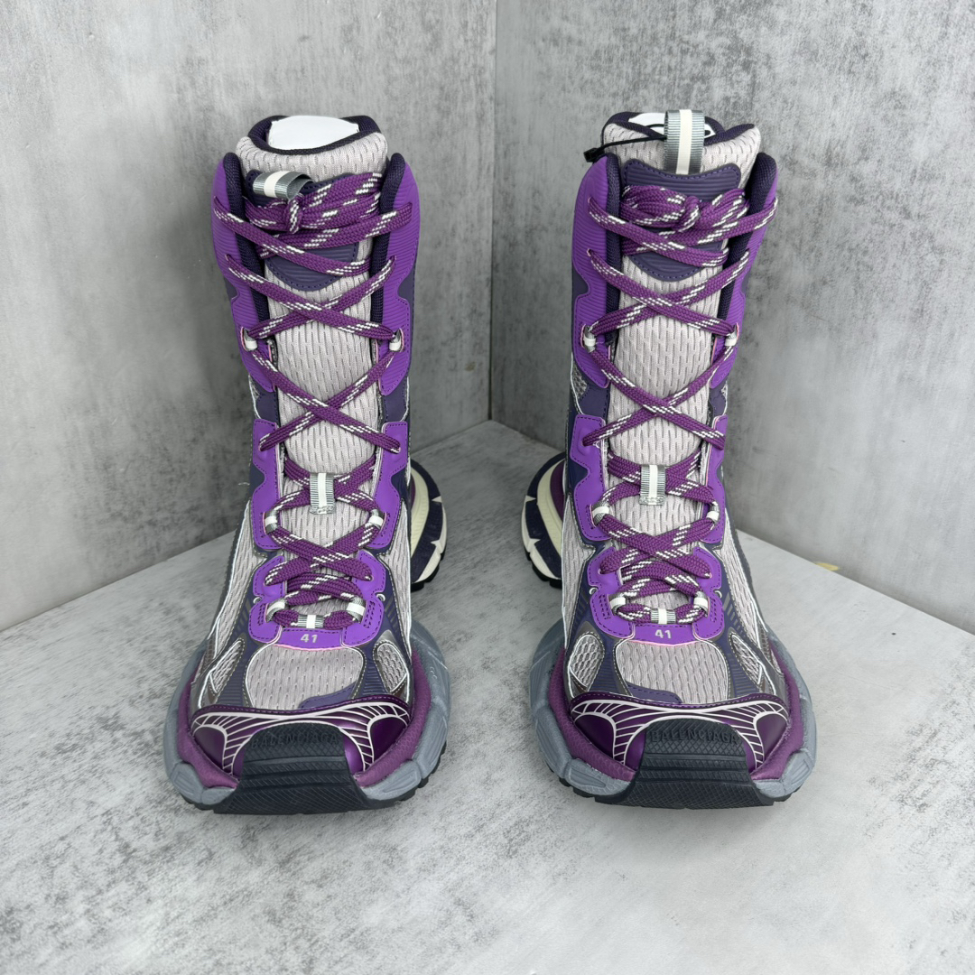 Balenciaga 5XL High-Top Sneakers Purple