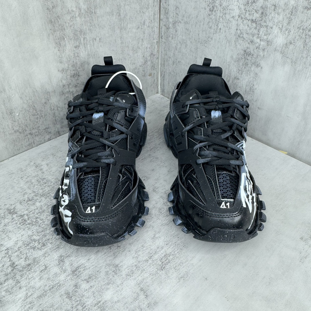 Balenciaga Runner Graffiti Sneakers Black