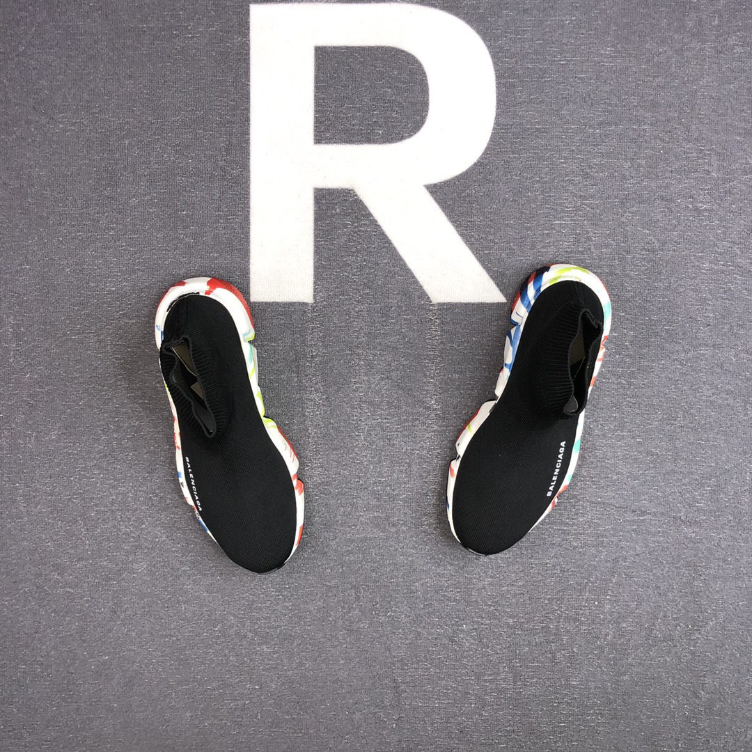 Balenciaga Speed Sock Sneakers Multi-Color