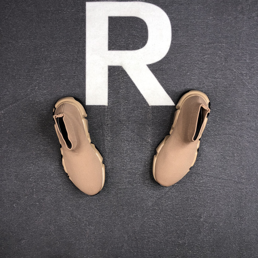 Balenciaga Speed Sock Sneakers Beige