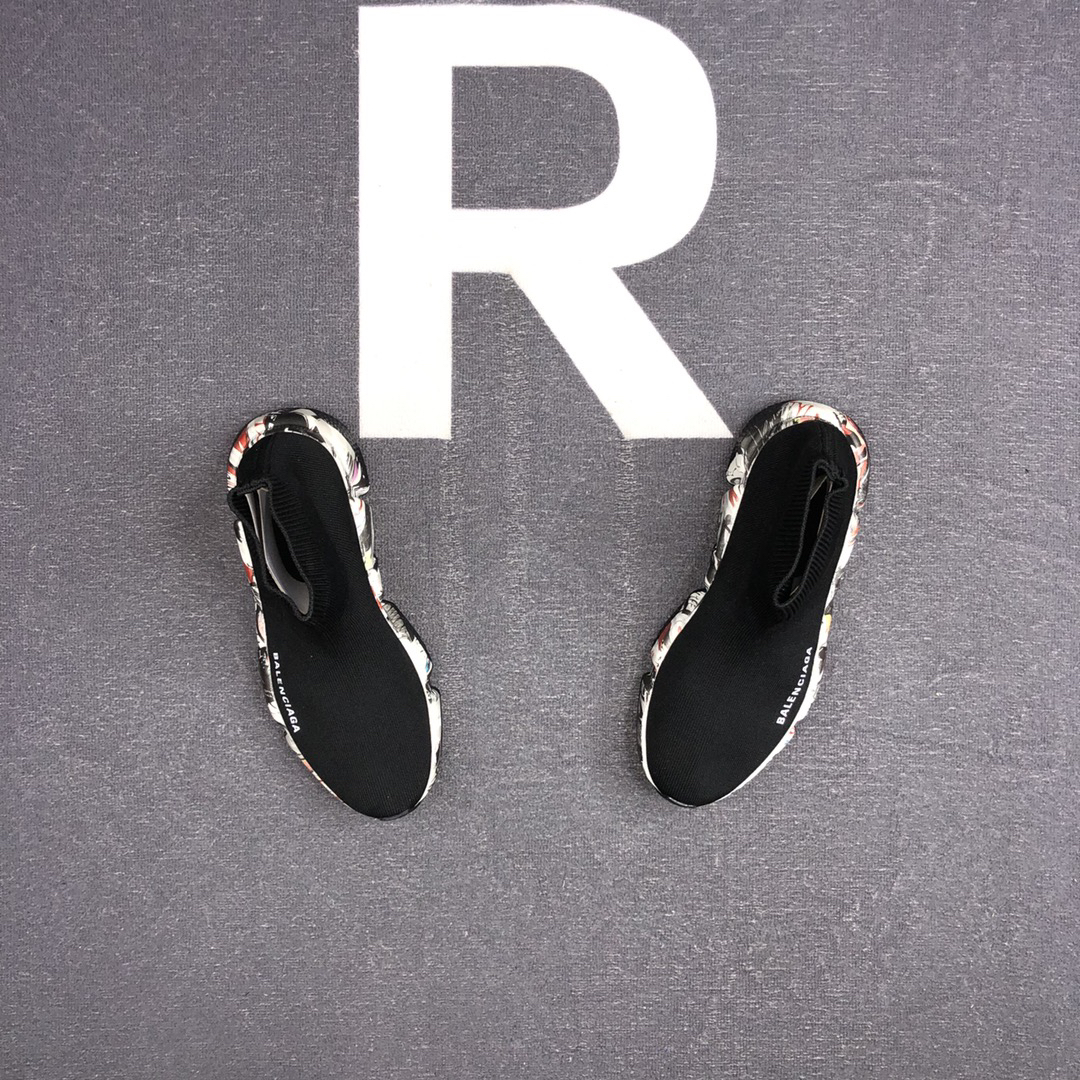 Balenciaga Speed Sock Sneakers Black