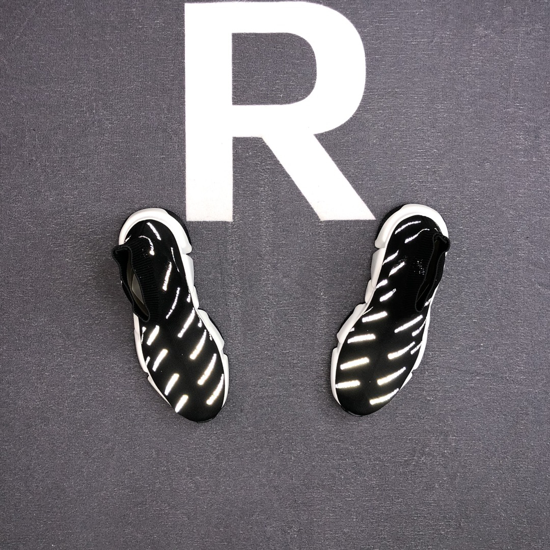 Balenciaga Speed Sock Sneaker Black/White