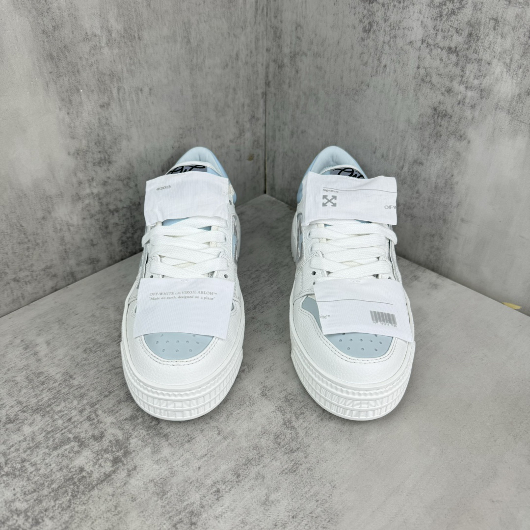 Off-White Low Vulcanized Canvas Shoes White/Blue