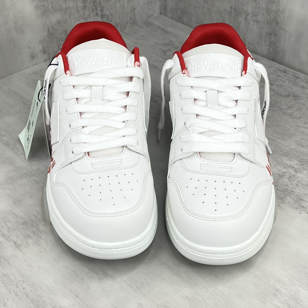 Off-White Low-Top Sneakers White/Red