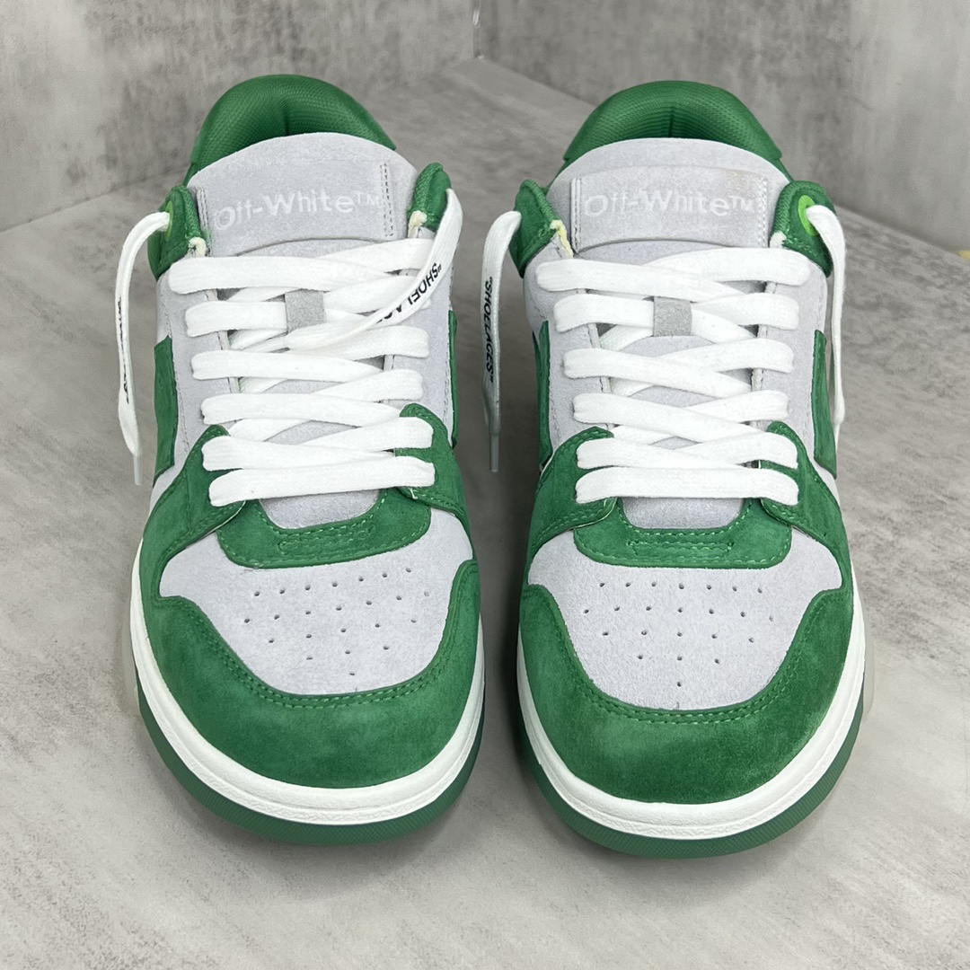 Off-White Low-Top Sneakers Green