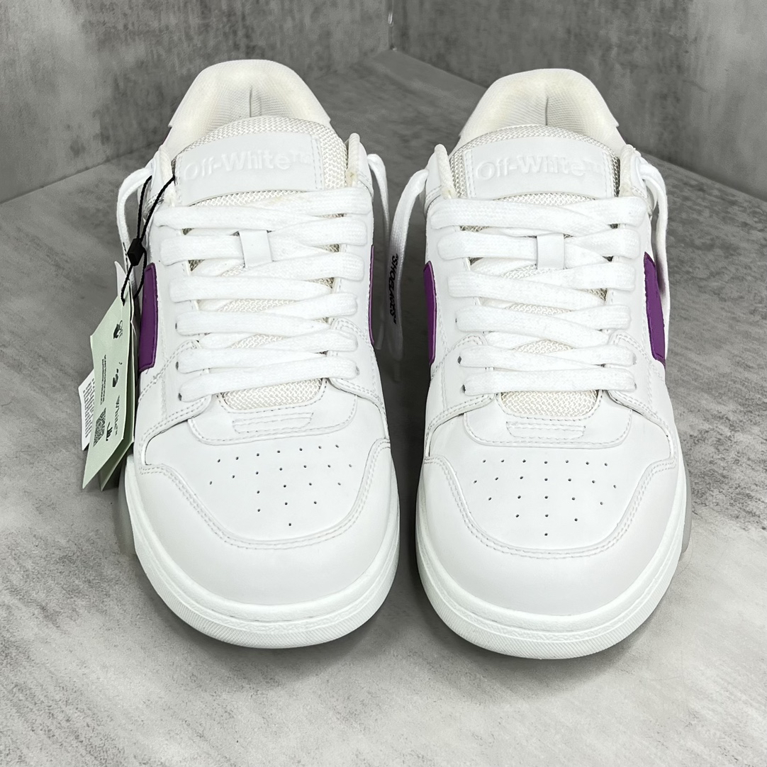 Off-White Low-Top Arrow Sneaker White/Purple