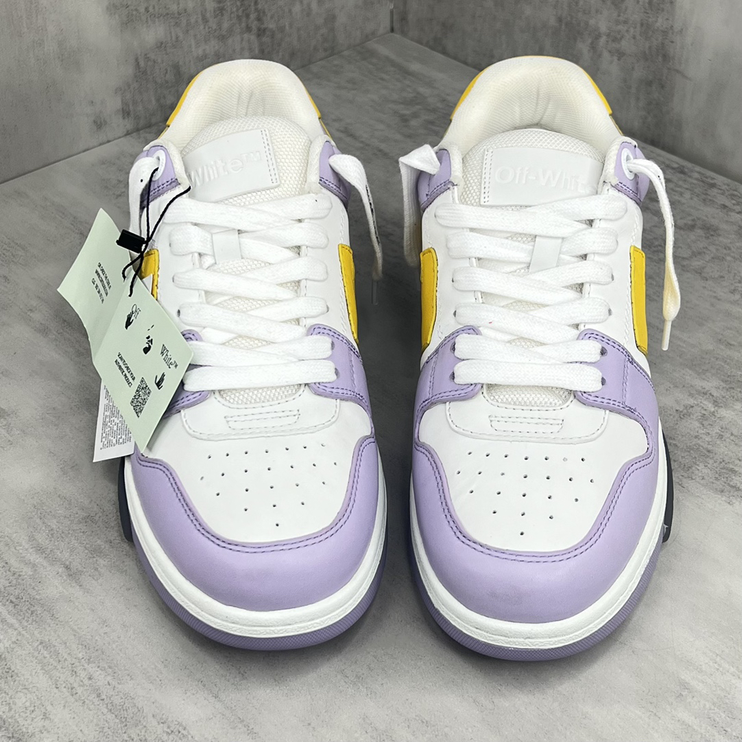 Off-White Low-Top Sneakers Purple/White/Yellow
