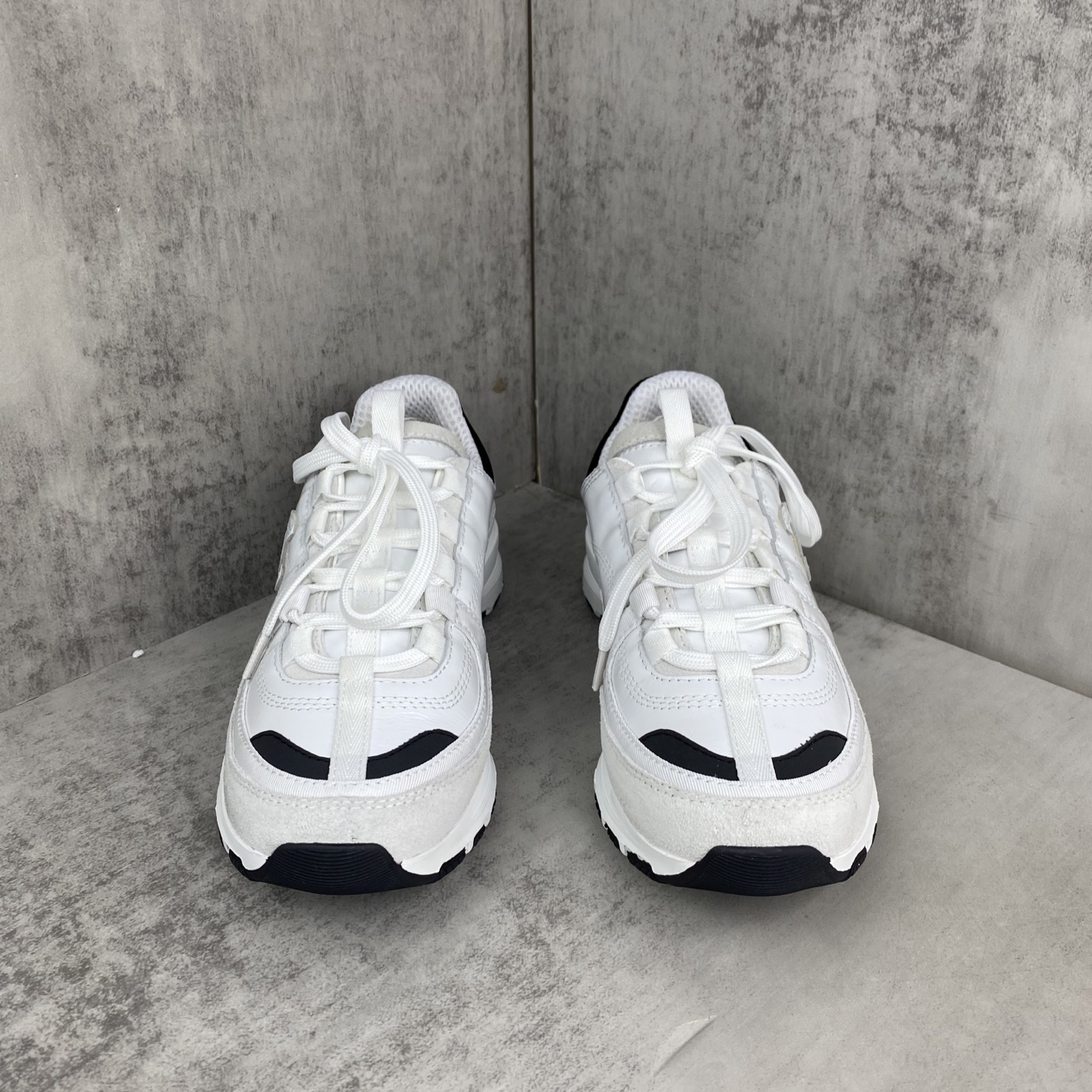 Chanel Chunky Trainer Sneakers White/Black