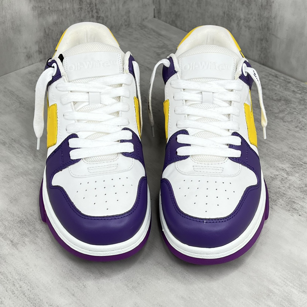 Off-White Low-Top Sneakers Purple/White/Yellow