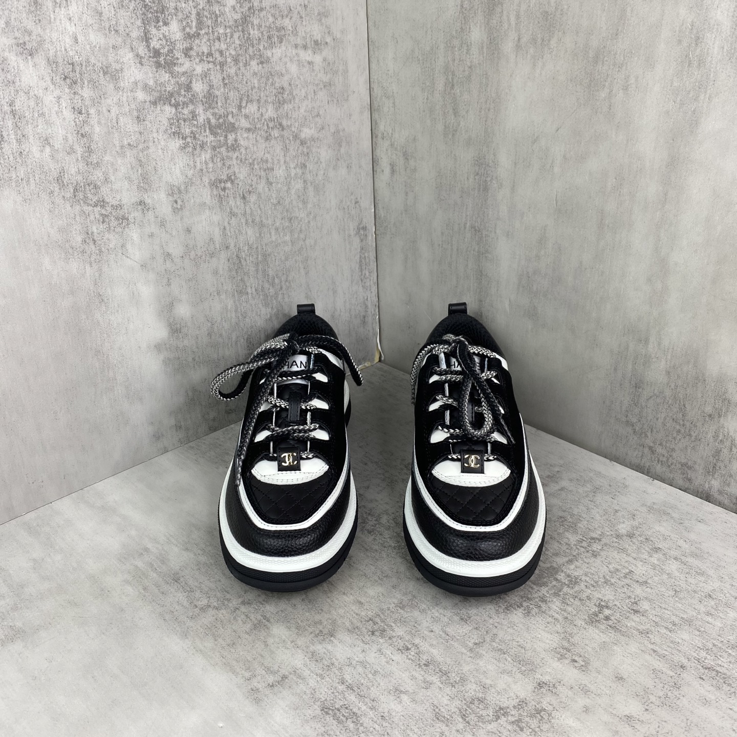 Chanel Panda Low Sneakers Black/White