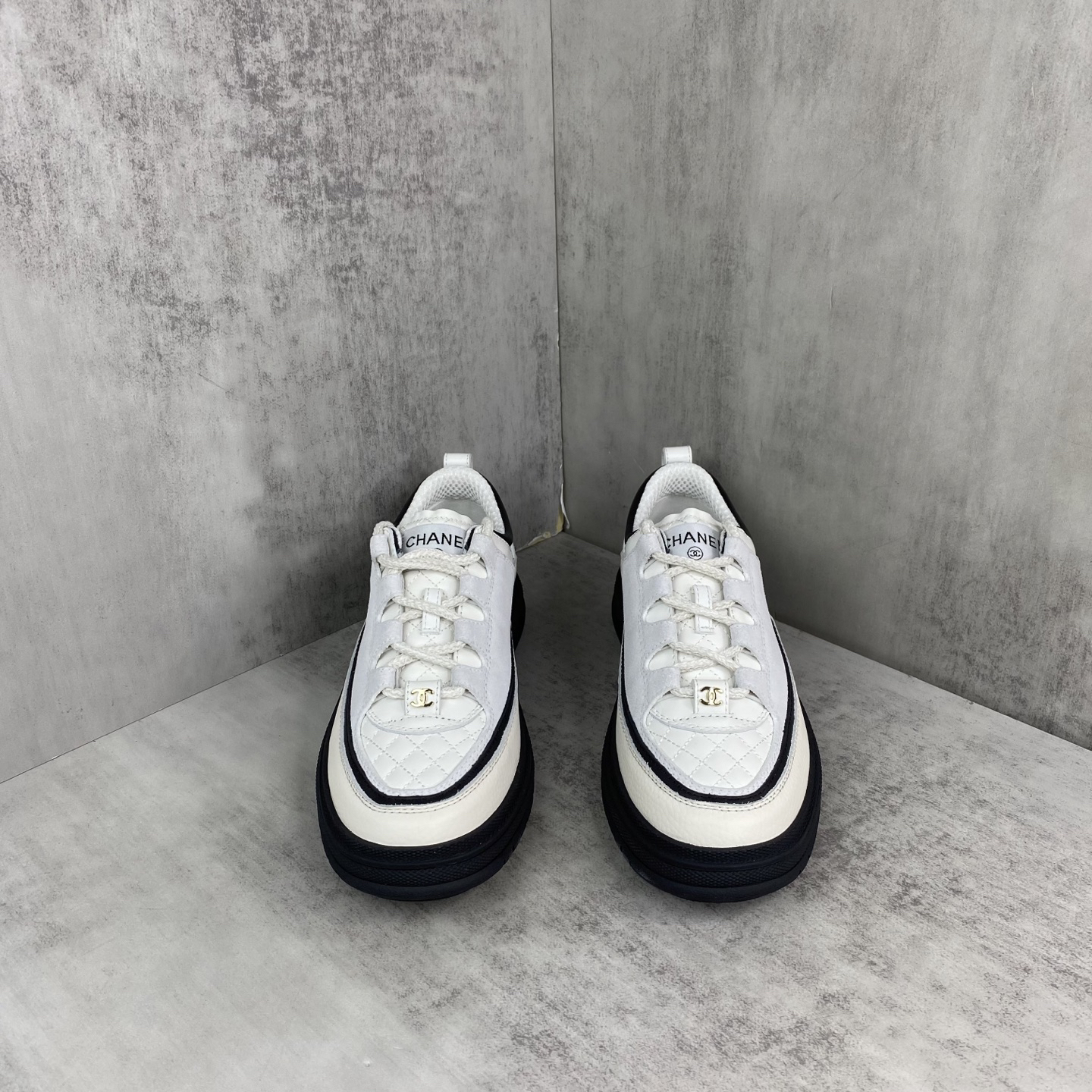 Chanel Panda Platform Sneakers Multicolor