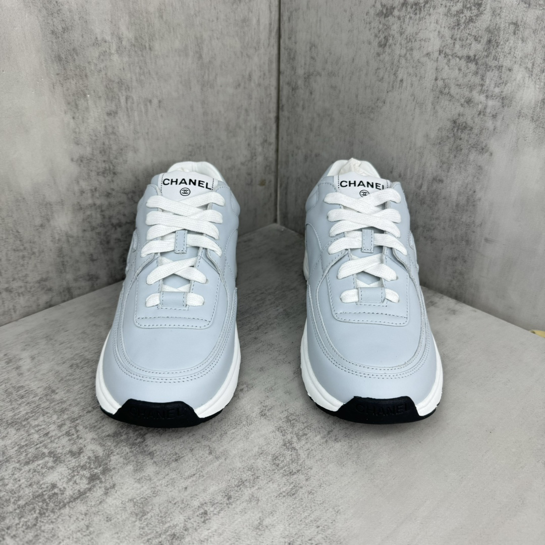 Chanel CC Low-Top Sneakers Light Blue
