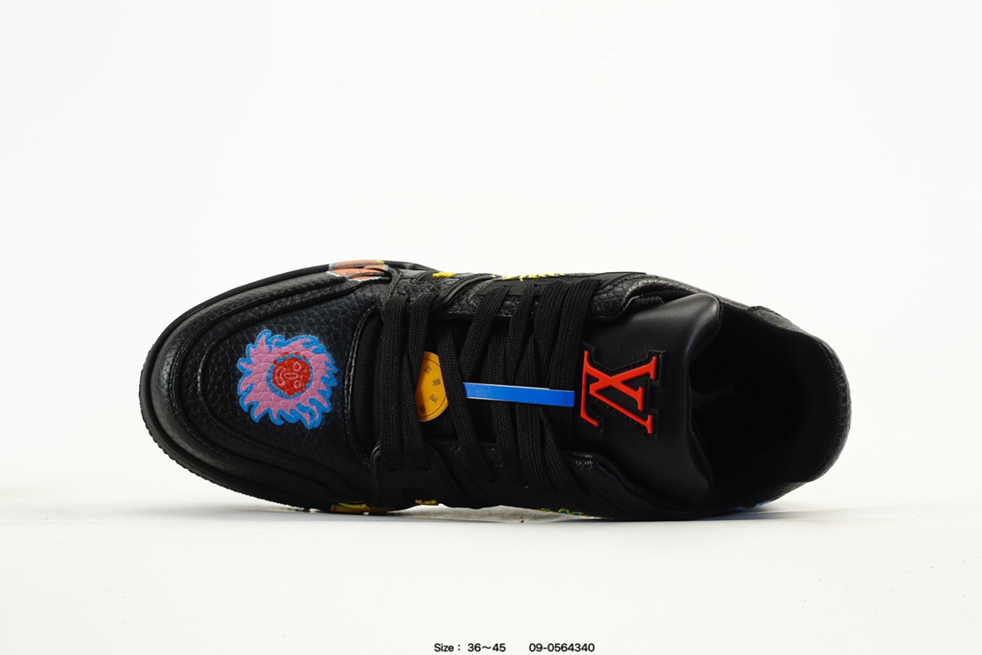 Louis Vuitton Trainer Low Sneaker Black