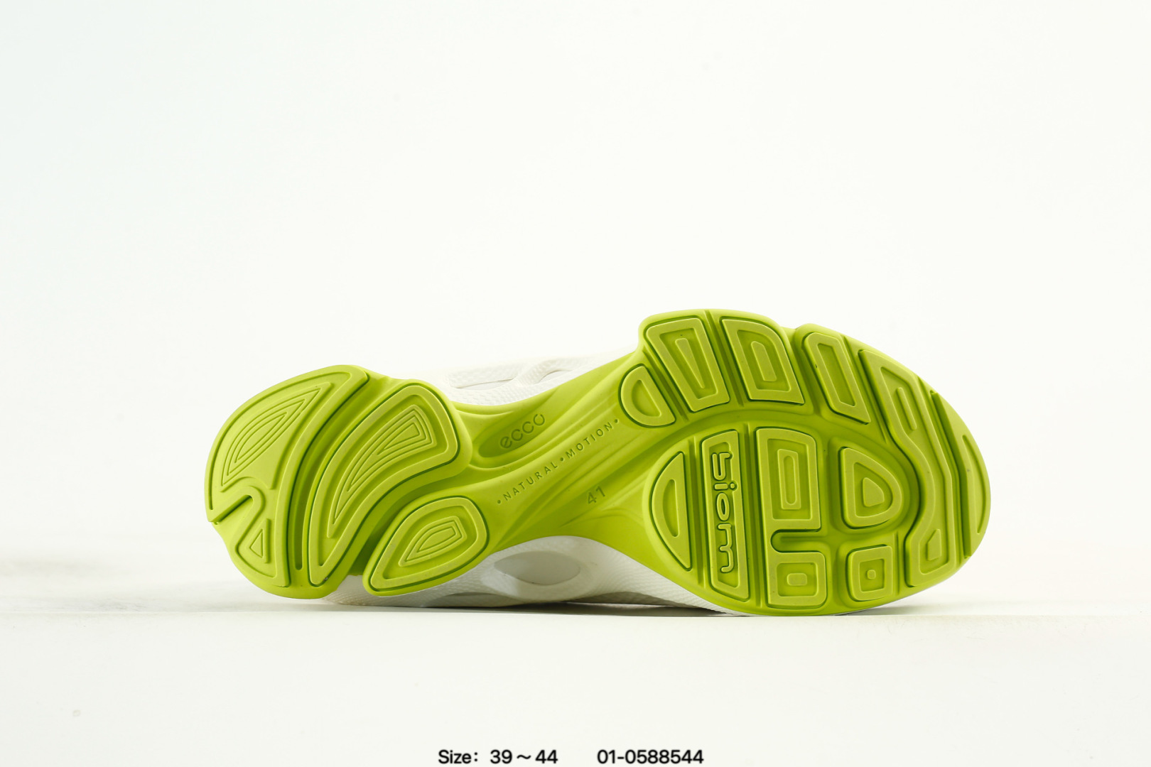 ECCO Biom Leather Sneakers White/Green