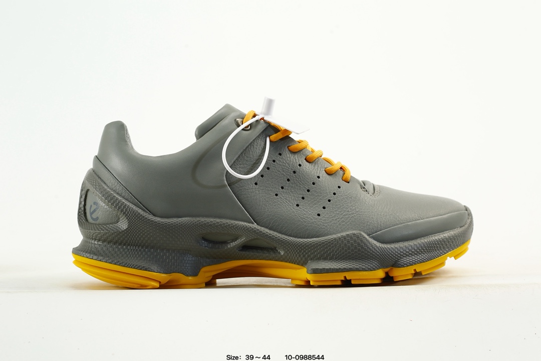 ECCO Breathable Leather Sneakers Multicolor