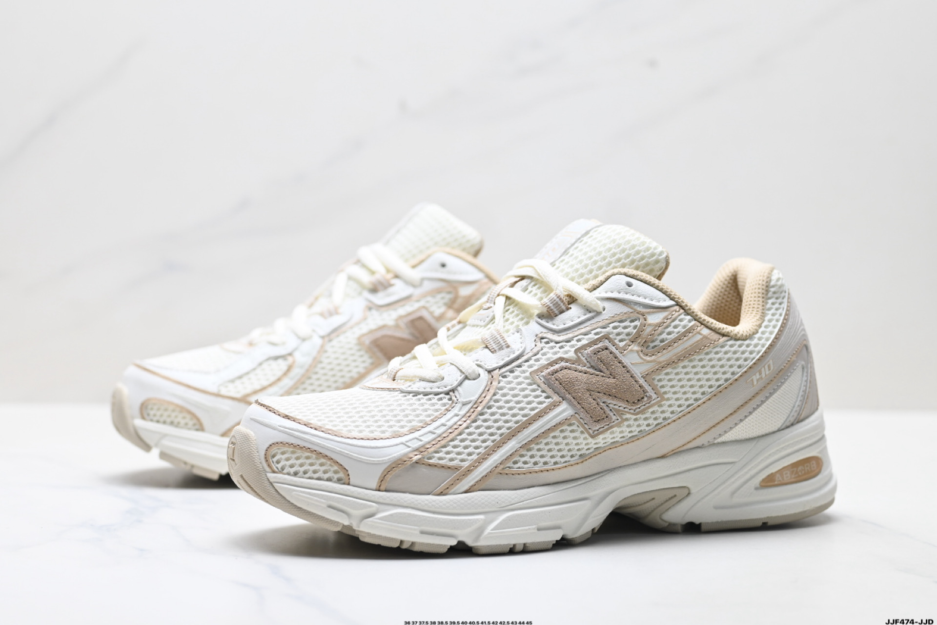New Balance 740 Retro Runner White/Beige