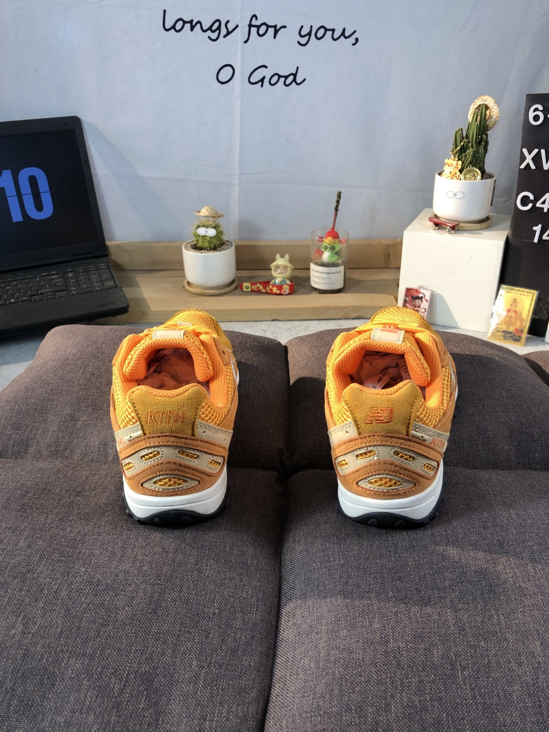 New Balance 204 Dad Sneakers Orange