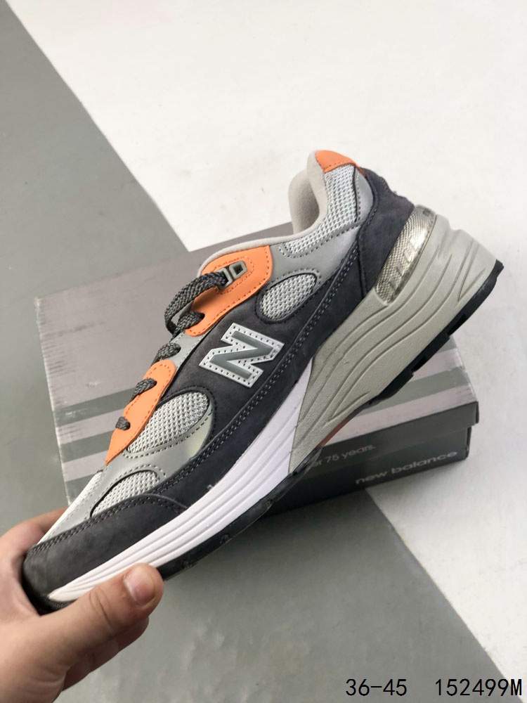 New Balance 992 Retro Runner Grey/Orange