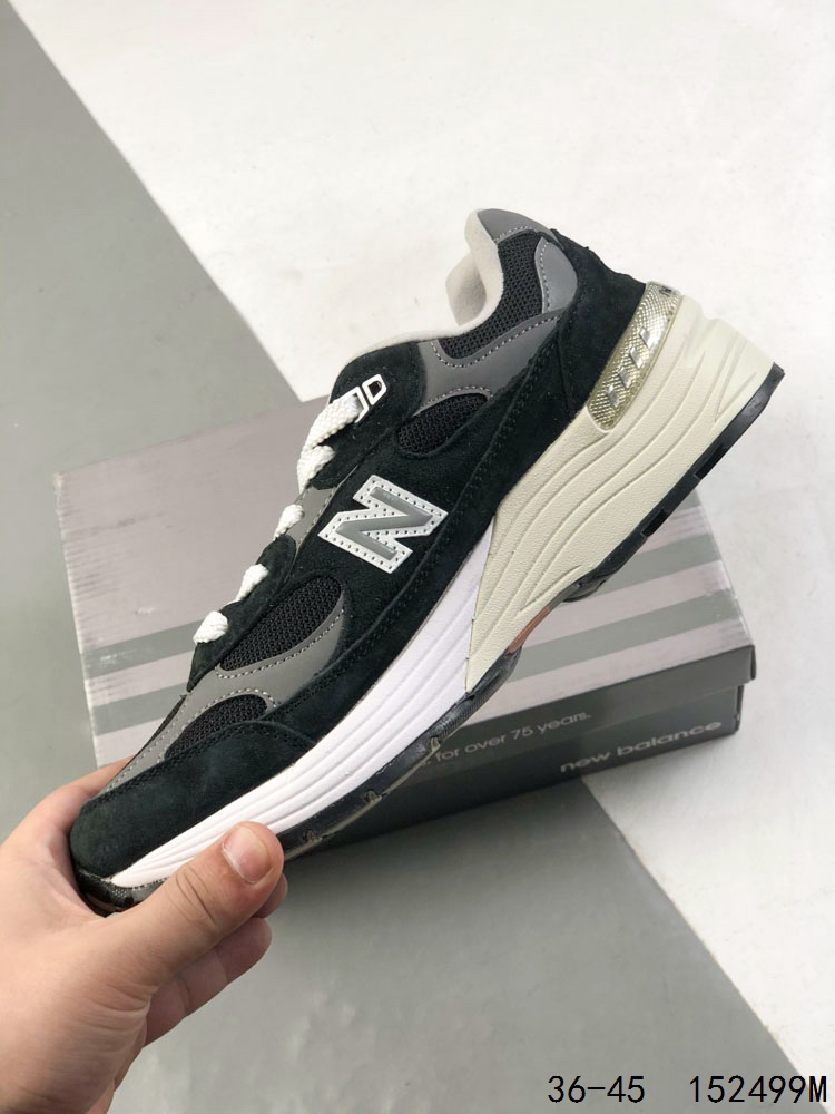 New Balance 992 Made in USA Sneakers Black/Gray