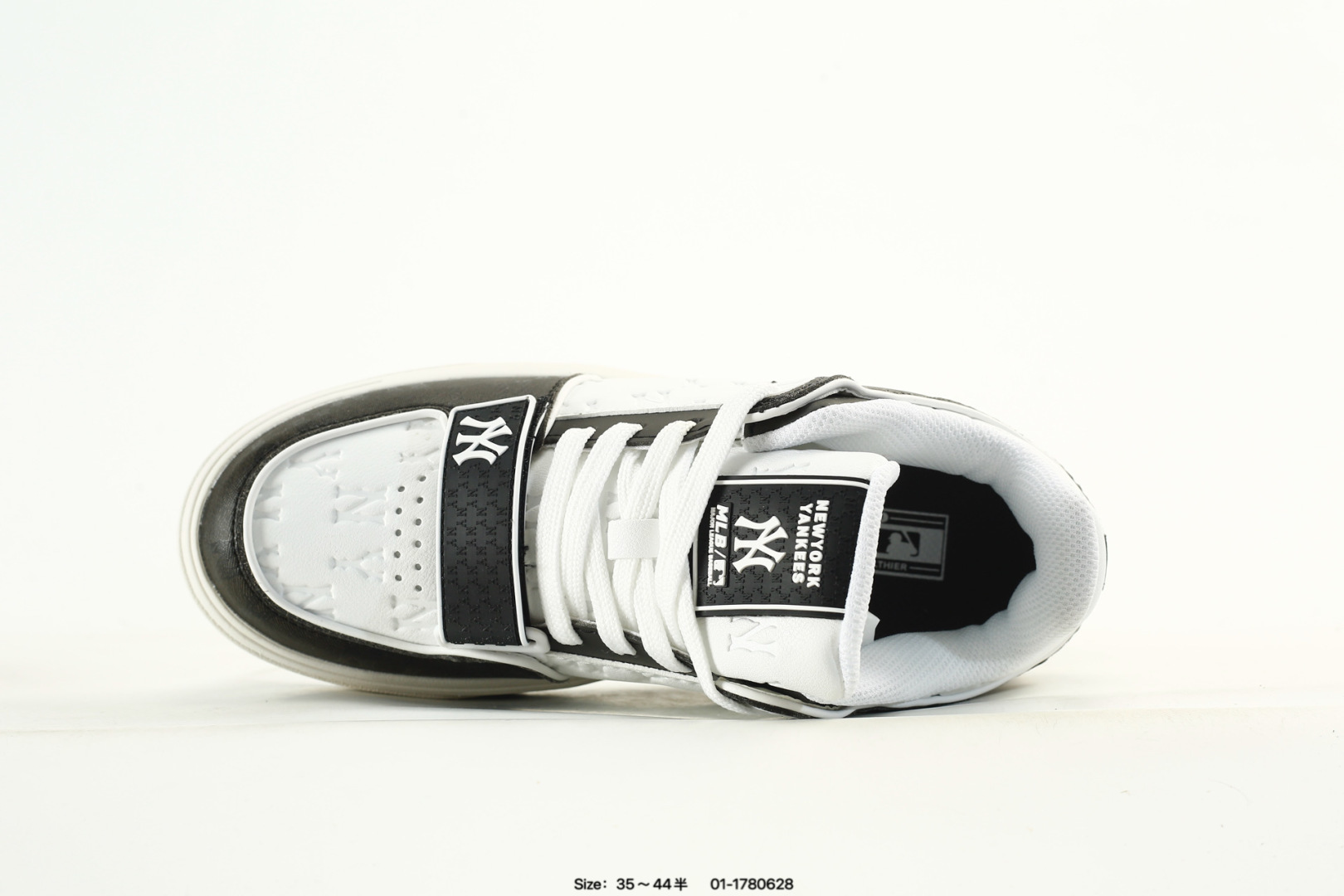 MLB NY Yankees Chunky Liner Sneakers Black/White