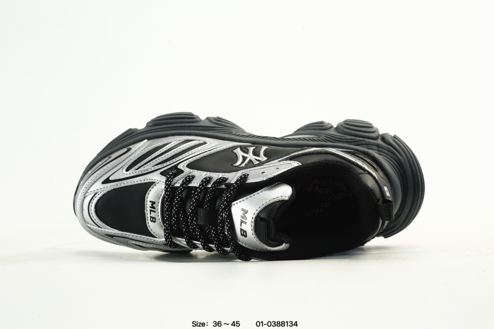 MLB Winner Chunky Dad Sneakers Black/Silver