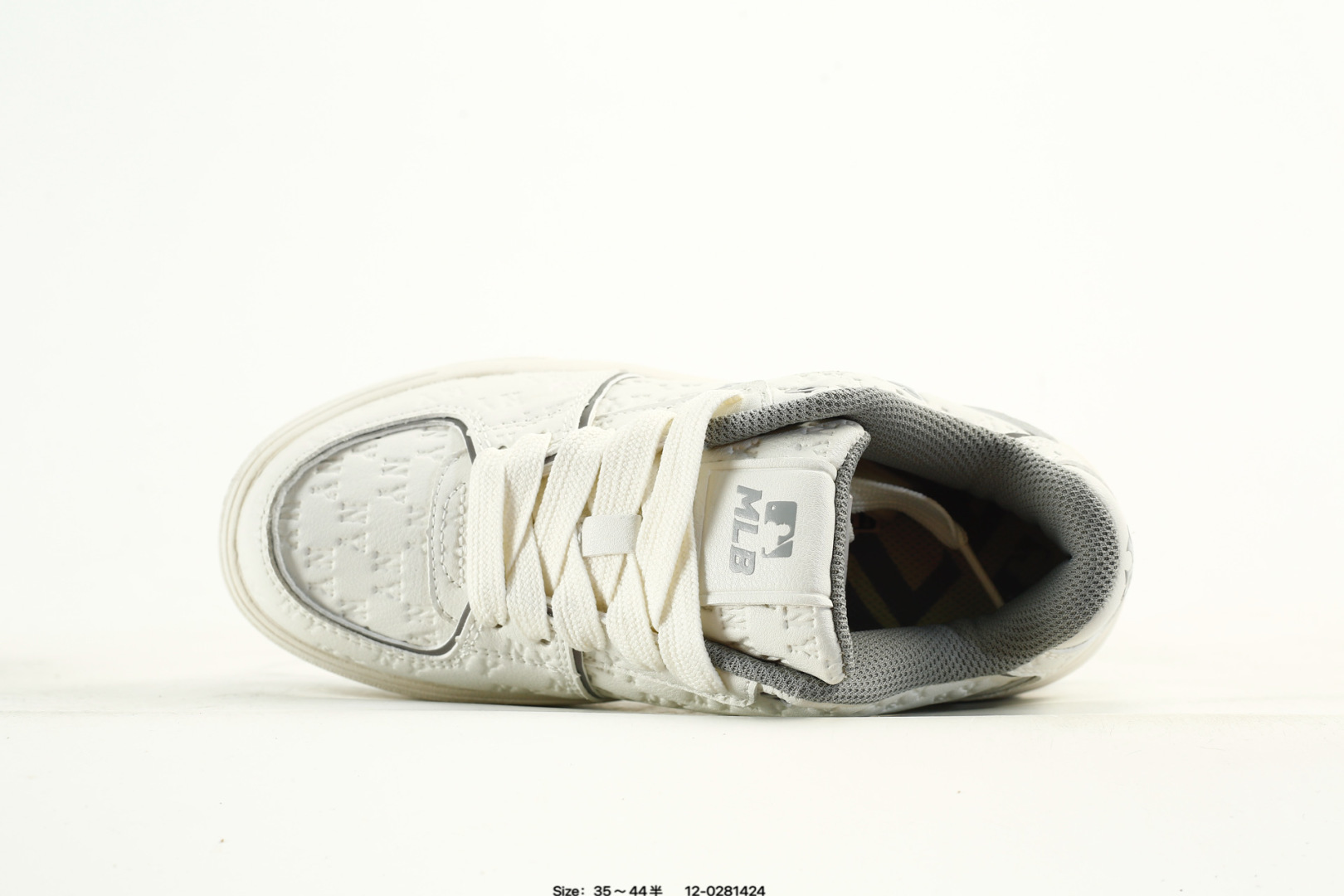 MLB Chunky Liner Platform Sneakers White/Grey