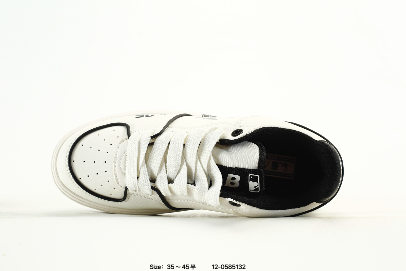 MLB Big Ball Chunky A Sneakers White/Black