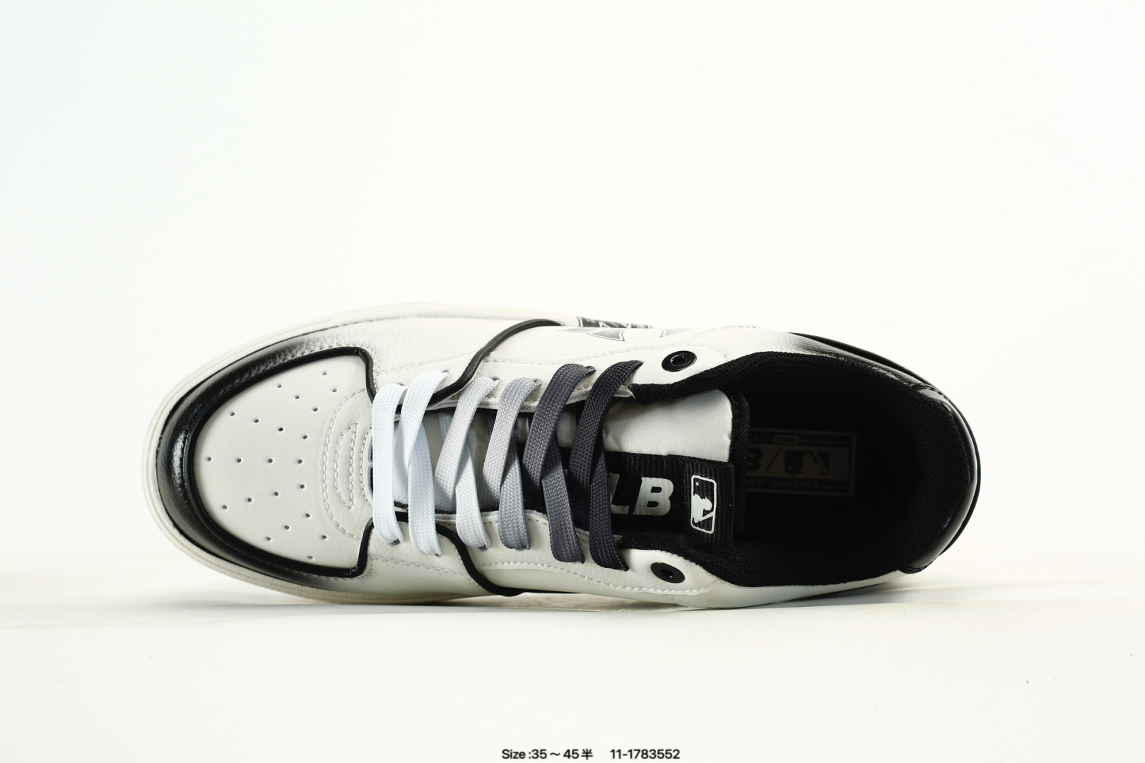 MLB Chunky Liner PU Sneakers Black/White