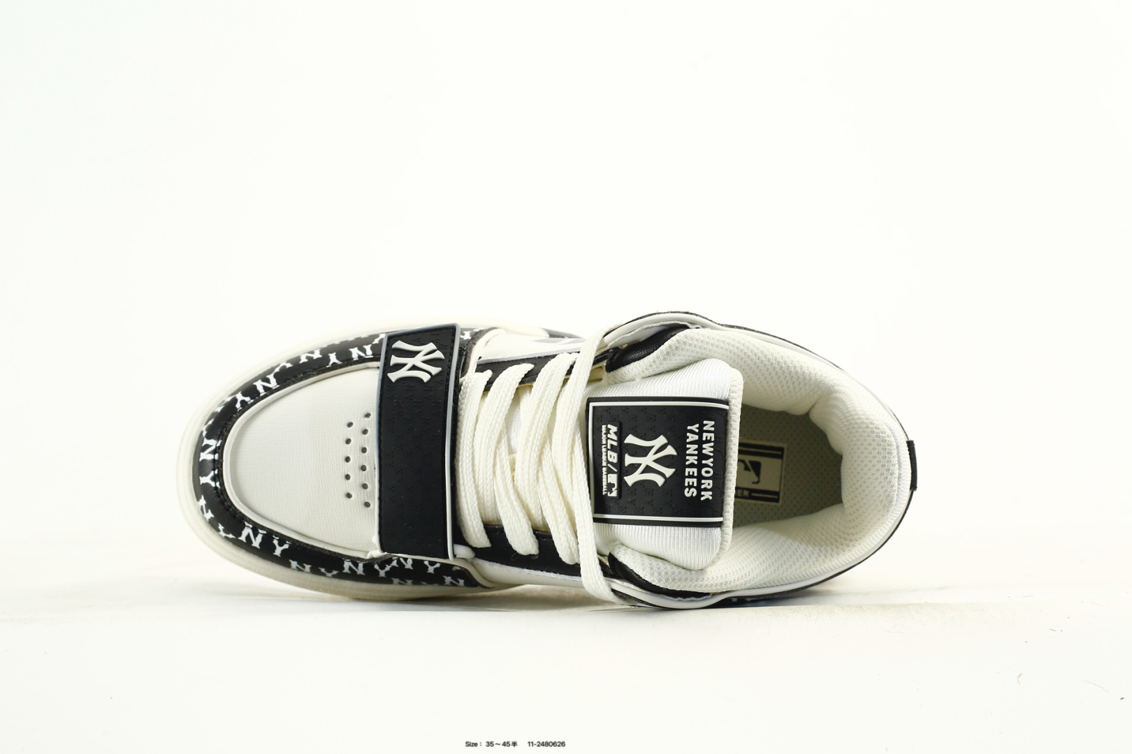 MLB NY Yankees Chunky Liner Sneakers Black/White